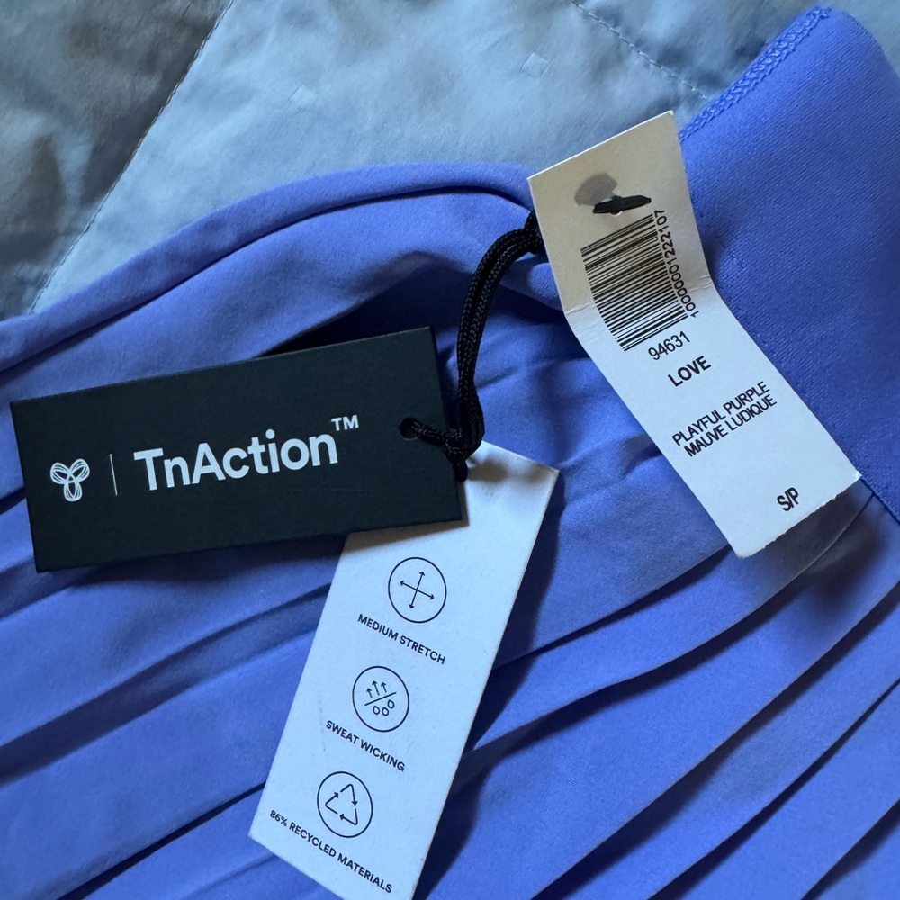 TnAction Purple Pleated Skirt - Picture 2 of 4